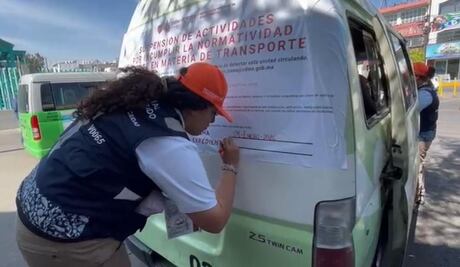 Invea suspende mil 151 unidades de transporte en CDMX por irregularidades; refuerzan operativos en 16 alcaldías