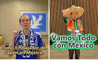 Embajador de Japón da las gracias a la afición; se vuelve viral al pedir que ahora se apoye a México con todo