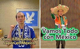Embajador de Japón da las gracias a la afición; se vuelve viral al pedir que ahora se apoye a México con todo