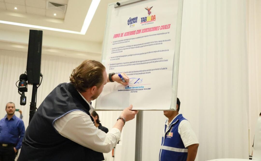 Santiago Taboada, candidato a la Jefatura de Gobierno de la Coalición Va X La CDMX. Foto: Especial