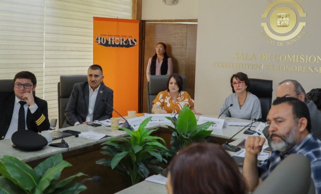 Congreso de Sonora realiza foro de consulta sobre la reducción de la jornada laboral (12/05/2025). Foto: Especial
