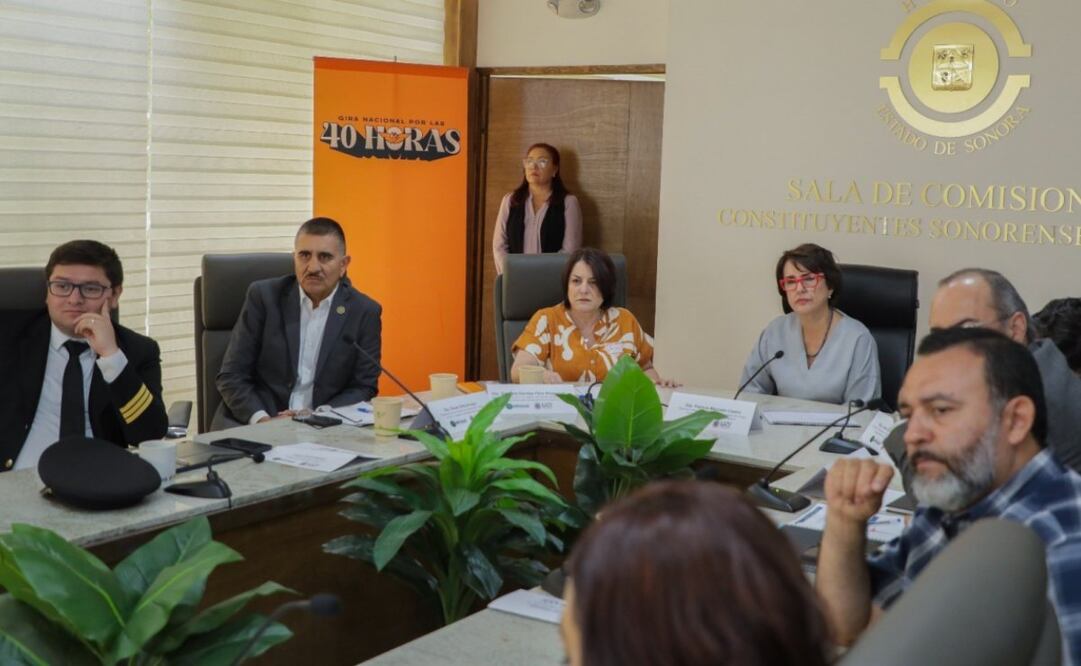 Congreso de Sonora realiza foro de consulta sobre la reducción de la jornada laboral (12/05/2025). Foto: Especial