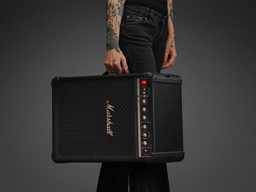 El nuevo altavoz portátil de Marshall apuesta por sonido 360° y batería extendida. Foto: Marshall
