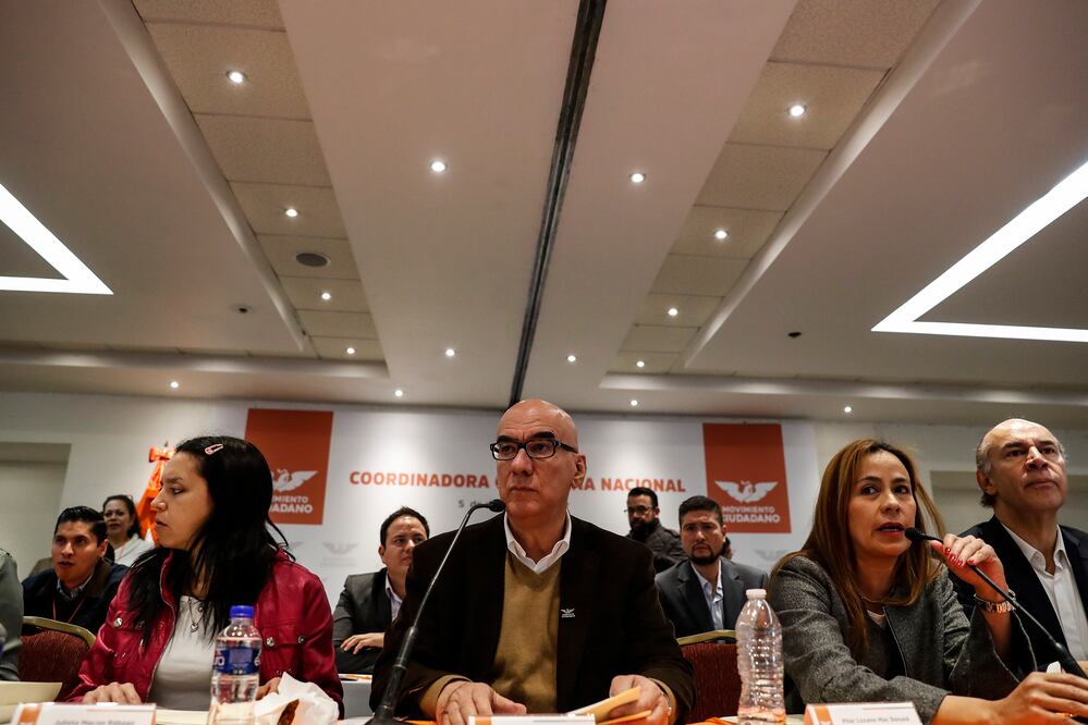 Actividades del Consejo Nacional Ciudadano del partido Movimiento Ciudadano. (FOTO: Cristopher Rogel Blanquet. EL UNIVERSAL)