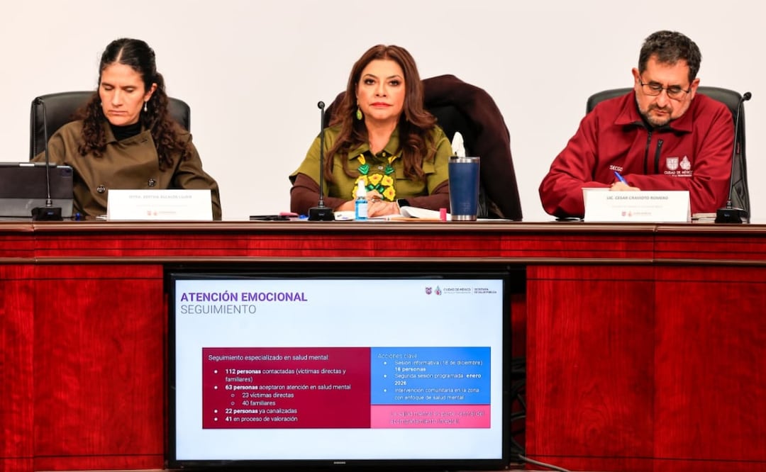 Clara Brugada instaura reconocimiento "Alicia Matías", un premio al mérito civil y al valor ciudadano que reconoce comportamientos o actuaciones heroicas destacadas de la ciudadanía. (27/12/2025). Foto: Especial