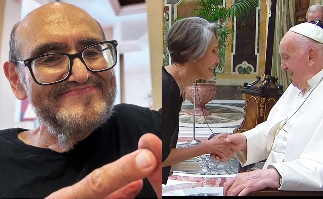 Edgar Vivar habla de la visita de Florinda Meza al Vaticano. 
Fotos: Instagram