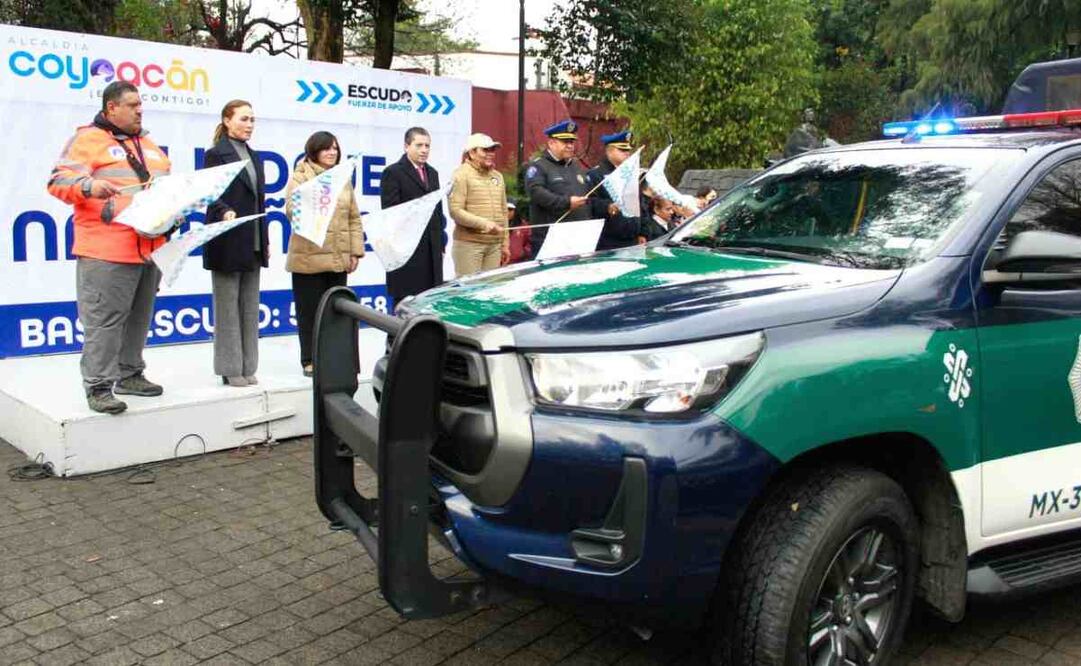 Coyoacán arranca operativo Blindaje Navideño 2023. Foto: Especial
