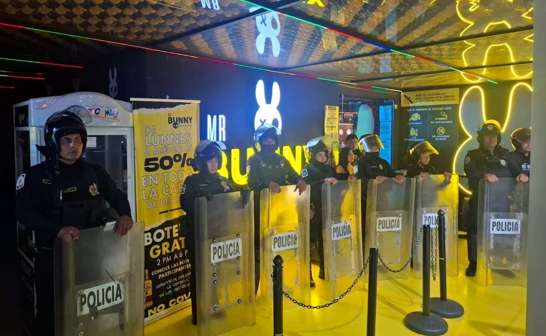 El bar Mr Bunny fue una de los establecimientos clausurados  durante el operativo. Foto: Secretaría de Gobierno de la Ciudad de México @SecGobCDMX
