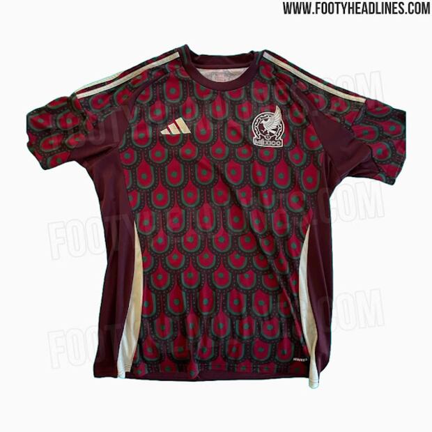 Playera de México para 2024 – FOTO: Footyheadlines