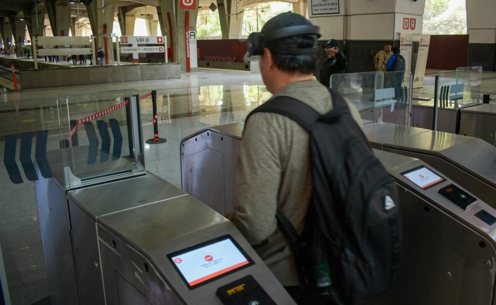 Acceso a Tren Felipe Ángeles al AIFA solo será con tarjeta de Movimex. Foto: Santiago Cadena / EL UNIVERSAL