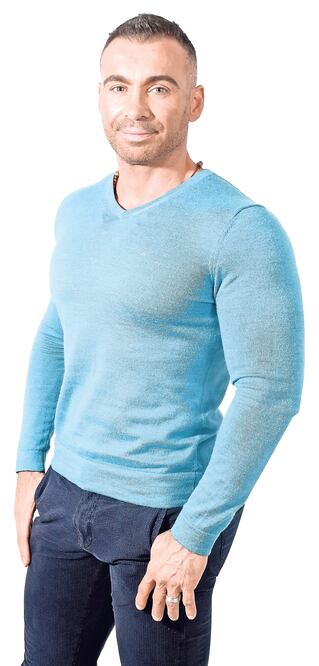 En la foto: Diego DiMarco, conductor de TV y asesor de nutrición