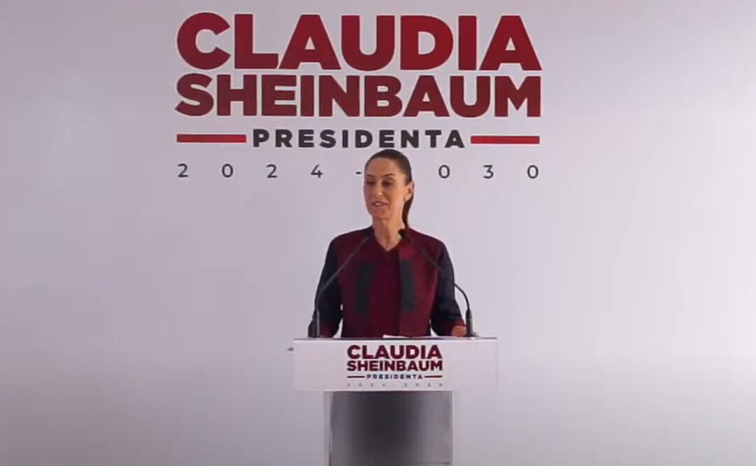 Claudia Sheinbaum en su conferencia del 24 de julio. Foto: Captura