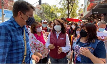 Se compromete Dolores Padierna a rescatar la colonia Roma en caso de ganar en Cuauhtémoc
