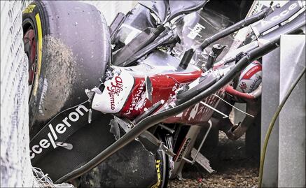 VIDEO: Así se vio desde la grada el terrible accidente de F1