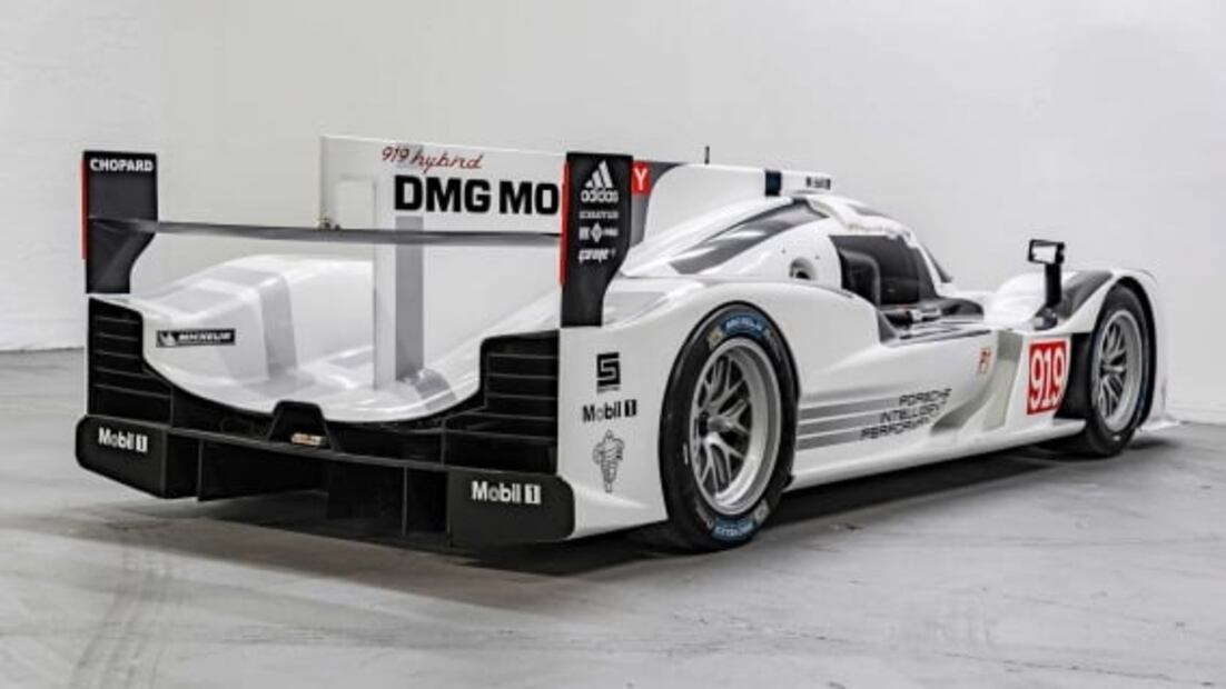 El Porsche 919 Hybrid 2014 de exhibición que está a la venta para coleccionistas