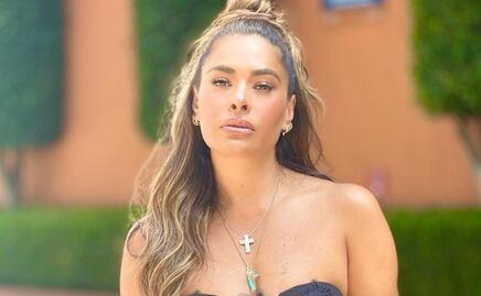 El vestido semitransparente de Galilea Montijo que estiliza la figura