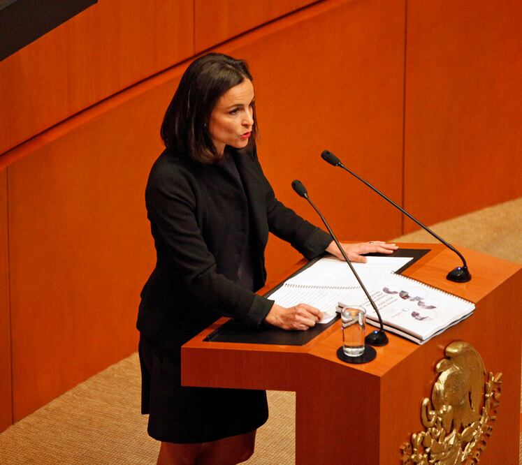 La comisionada presidenta de la Cofece, Alejandra Palacios. Foto: Archivo