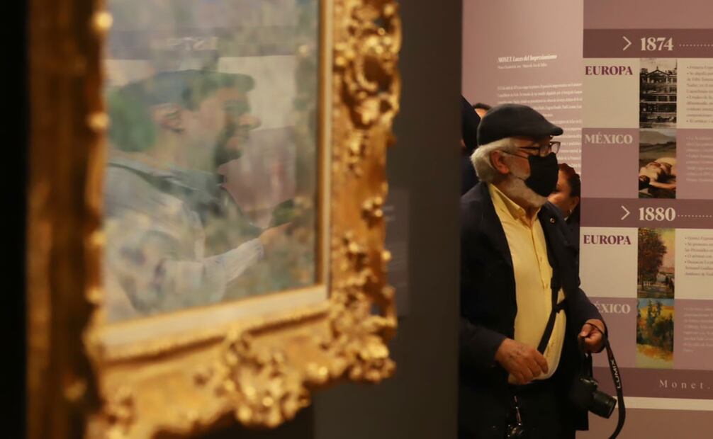Aspectos de la exhibición "Monet. Luces del impresionismo”: Fotos: Berenice Fregoso, EL UNIVERSAL.