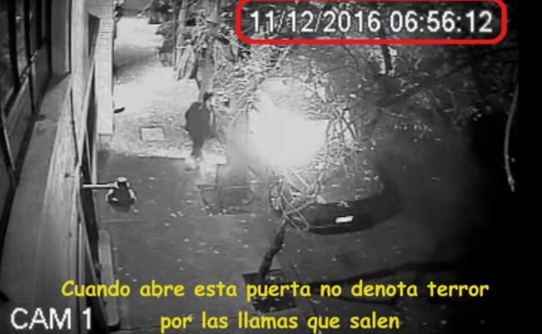 Acusa vecino de La Condesa que equipo de Cuarón quemó su auto