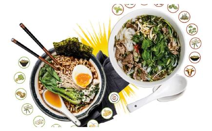 ¿Cuál es la diferencia entre el ramen y el pho? 