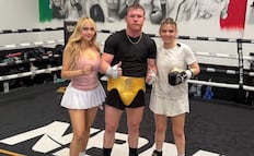 La Velada del Año VI: Rivers comparte épica foto con “El Canelo” Álvarez; así fue su entrenamiento 