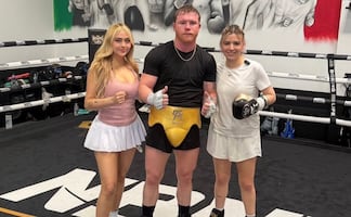 La Velada del Año VI: Rivers comparte épica foto con “El Canelo” Álvarez; así fue su entrenamiento 