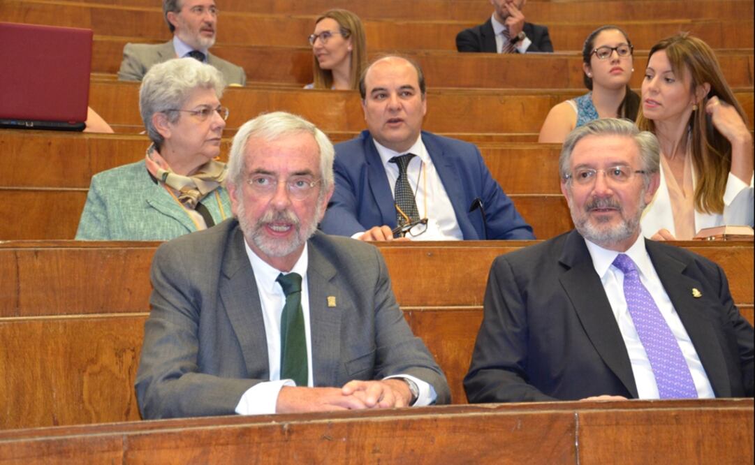 Enrique Graue Wiechers, dijo en Madrid, España, que la educación pública es uno de los derechos fundamentales de todos los países. Foto: Cortesía UNAM