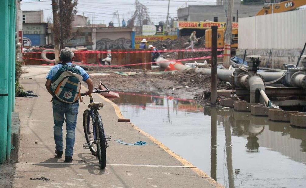 Inundaciones en Chalco (17/06/2025). Foto: Fernanda Zamora / El UNIVERSAL Estado de México