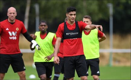 Primer entrenamiento de Raúl Jiménez con el Wolverhampton 