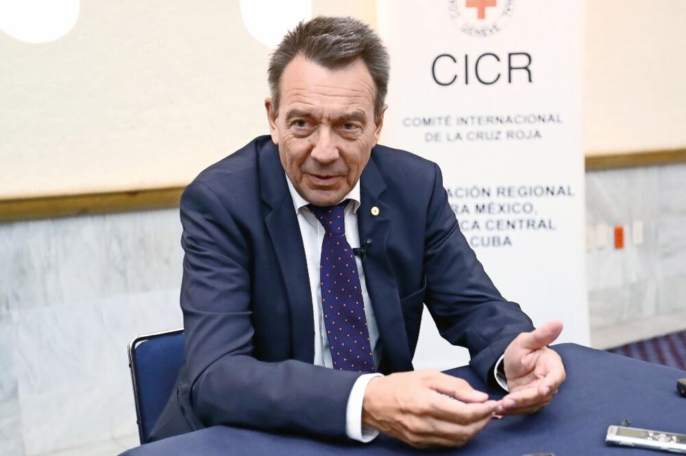 Peter Maurer, presidente del Comité Internacional de la Cruz Roja. (ARIEL OJEDA. EL UNIVERSAL)