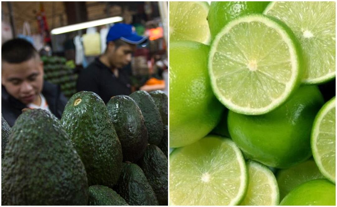Aguacate y limón, lo que más subió de precio