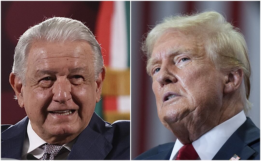 AMLO y Donald Trump. Foto: AP - Berenice Fregoso / EL UNIVERSAL