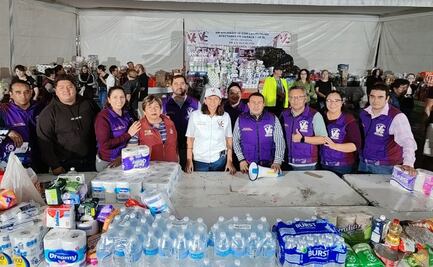 Recolectan 23 toneladas de víveres en Venustiano Carranza; apoyarán a familias afectadas por huracán Erick