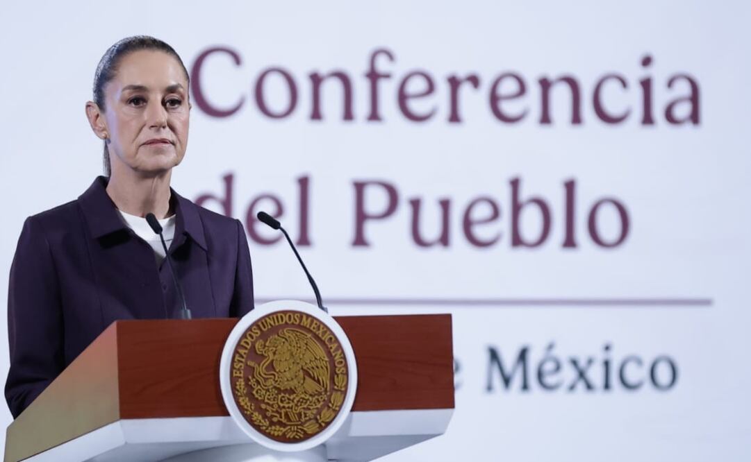 Conferencia del pueblo encabezada por la presidenta, Claudia Sheinbaum Pardo en el Salón Tesorería de Palacio Nacional. Foto: Fernanda Rojas / EL UNIVERSAL