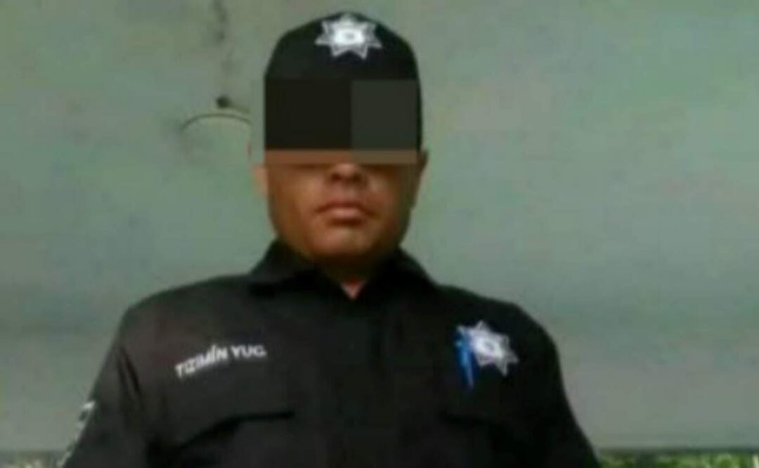 Joven yucateca exhibe a Cecilio Alejandro Padilla Chay, un Policía Municipal que la acosó por medio de mensajes (21/03/2025). Foto: Especial