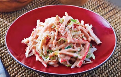 #RECETA ensalada de surimi picosito