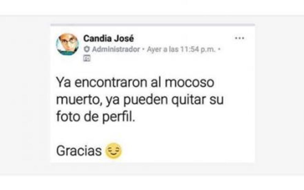 Detenido bromea con asesinato de Rafita y sale libre