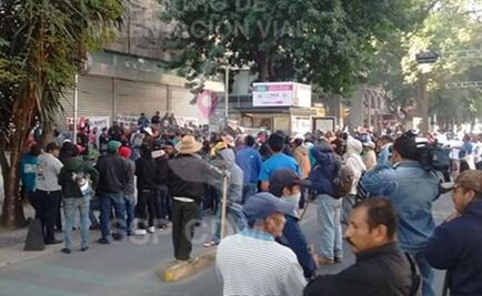 Hay complicaciones viales en Reforma por manifestantes 