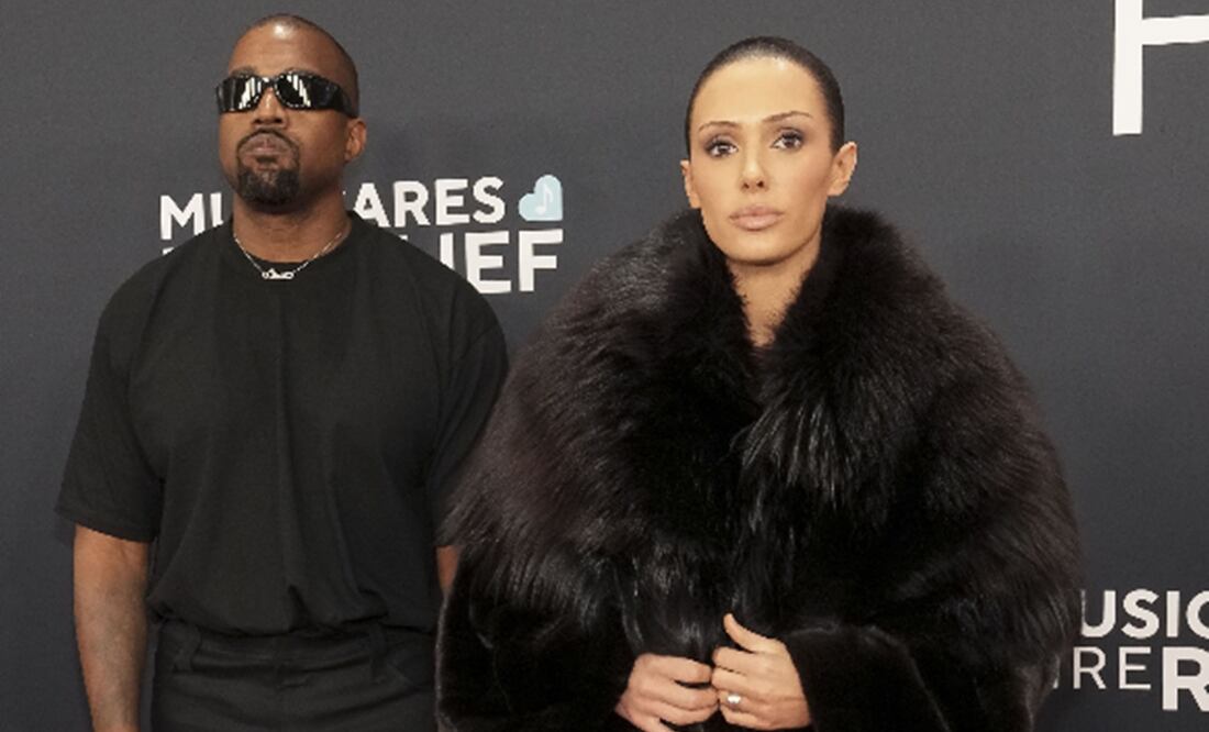 Bianca Censori y Kanye West en los Grammy 2025. Foto: EFE/EPA.