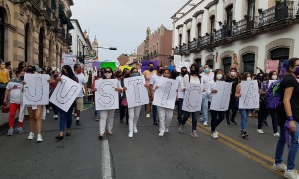Feministas y familiares se vuelcan a calles de Morelia para exigir justicia para Jessica