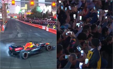 VIDEO: El espectacular show de Checo Pérez en las calles de La Vegas