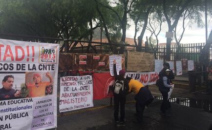 CNTE protesta por evaluación en la Ciudad de México