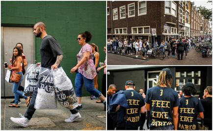 Tienda de Kanye West atrae a multitudes