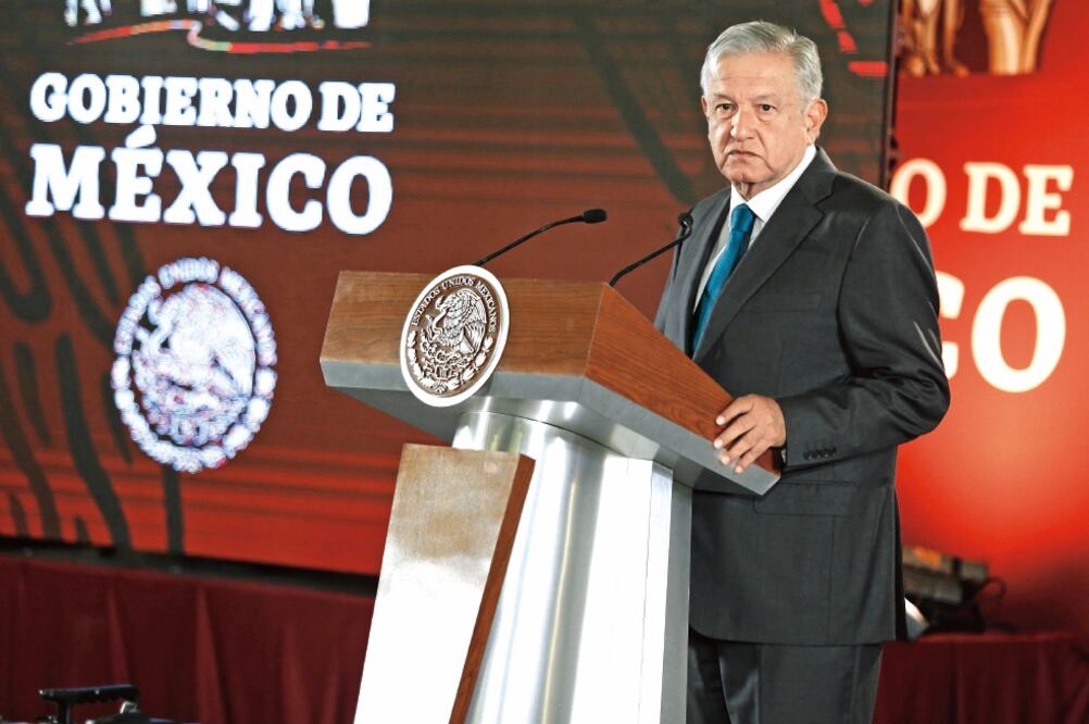 Andrés Manuel López Obrador dijo que en el Archivo General de la Nación existía una zona reservada y vigilada por el Cisen. Foto: AGUSTÍN SALINAS. EL UNIVERSAL