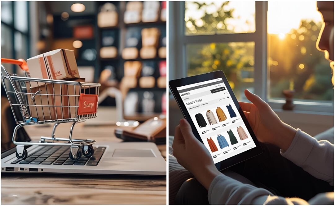 Conoce las ventajas y desventajas de las compras en línea actualmente. Foto: Generada con IA