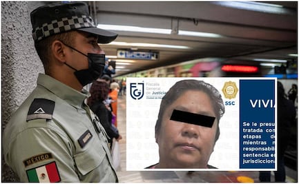 Por arrojar aspas de plástico al Metro, vinculan a proceso a Viviana; sigue proceso en libertad