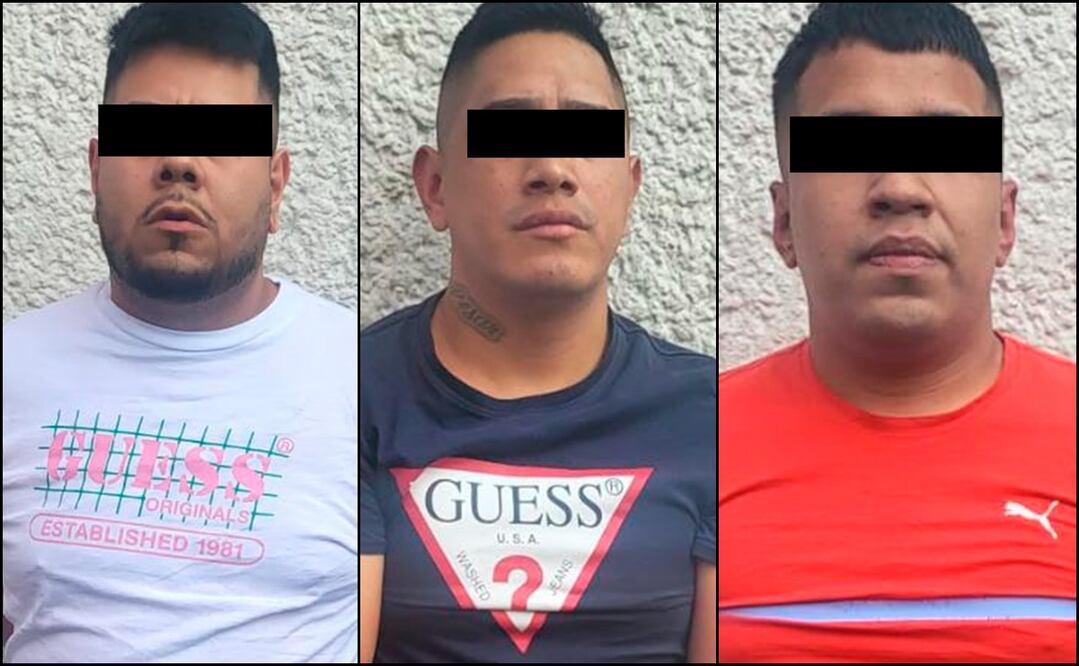 Detenidos en la alcaldía Iztacalco. FOTOS: Especiales