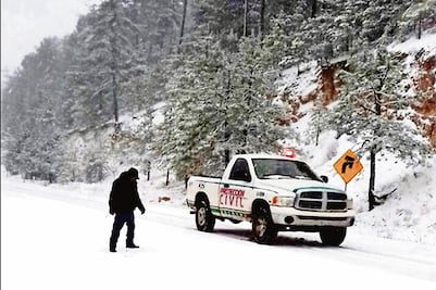Prevé Conagua caída de nieve en 5 estados