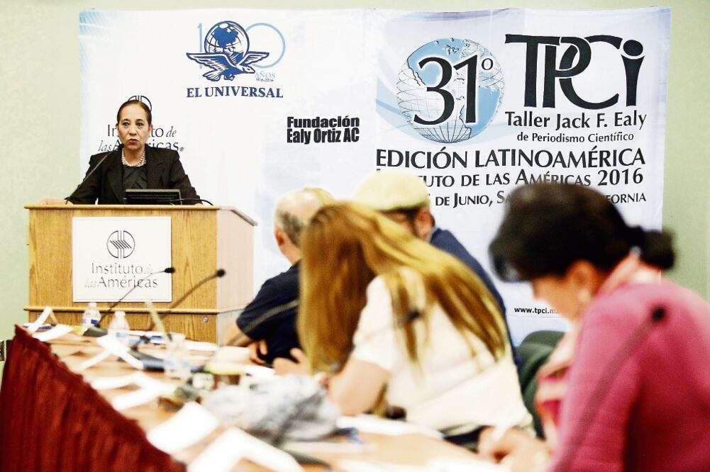 María Cecilia Anzaldo, especialista en salud pública, presentó Dulce Wireless Tijuana, un proyecto para pacientes diabéticos basado en nuevas tecnologías (ARIEL OJEDA. EL UNIVERSAL)