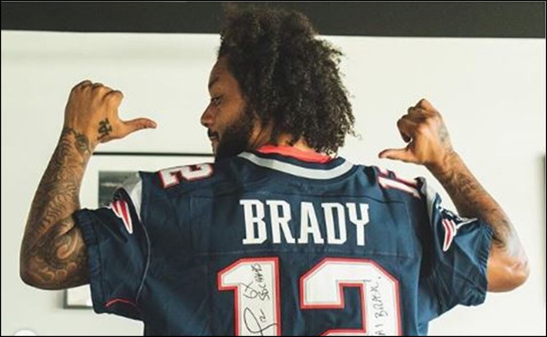 Marcelo presume regalo de Brady. Instagram: @marcelotwelve